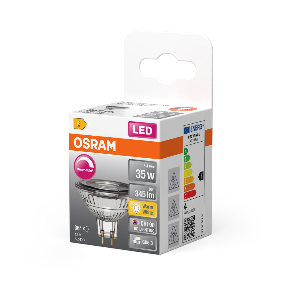 LED stropné svietidlo 3.4W IP20 2700K 36° – stropné LED svietidlo OSRAM