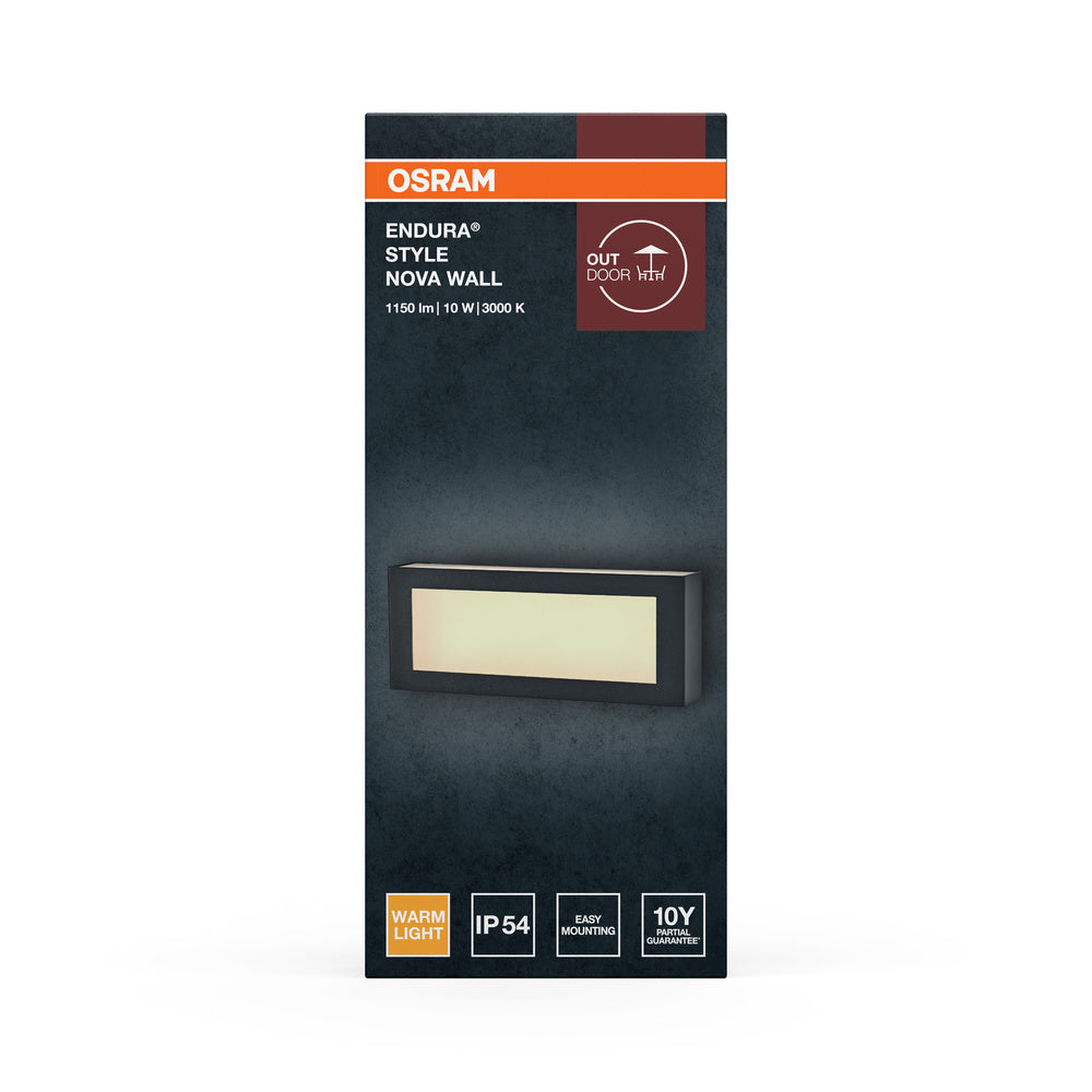 LED nástenné svietidlo 10W IP54 3000K 90° – nástenné LED svietidlo OSRAM
