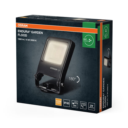 LED reflektor 10W IP65 3000K 110° – vonkajšie LED svietidlo OSRAM