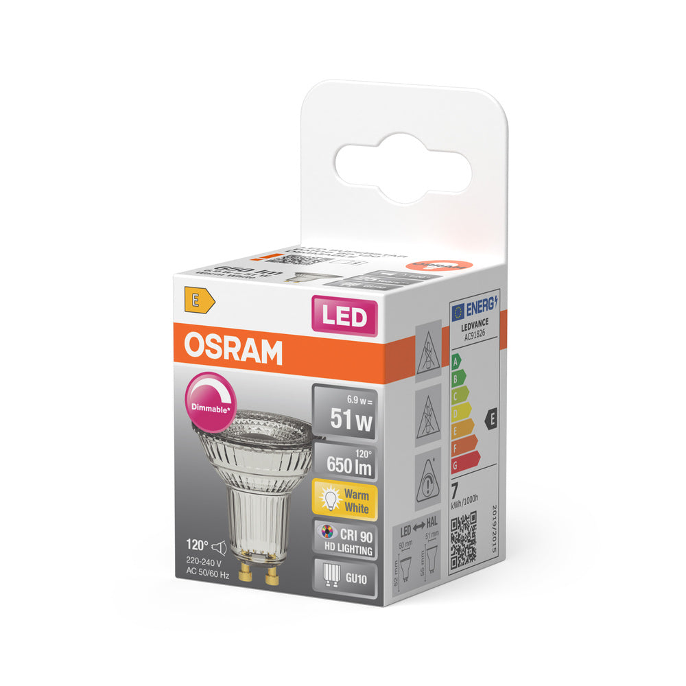 LED downlight 6.9W IP20 2700K 120° – zápustné LED svietidlo OSRAM