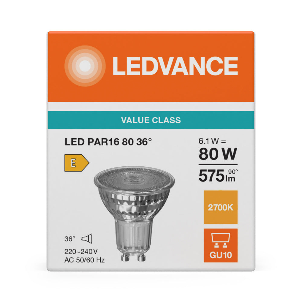 LED downlight 6.1W IP20 2700K 36° – zápustné LED svietidlo LEDVANCE