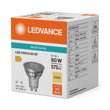 LED downlight 6.1W IP20 3000K 60° – zápustné LED svietidlo LEDVANCE