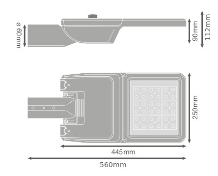 LED pouličné osvetlenie 36W IP66 4000K 70° – pouličné LED svietidlo LEDVANCE