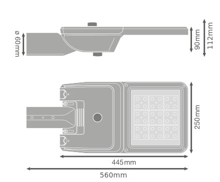 LED pouličné osvetlenie 20W IP66 4000K 70° – pouličné LED svietidlo LEDVANCE