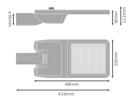 LED pouličné osvetlenie 70W IP66 4000K 150° – pouličné LED svietidlo LEDVANCE