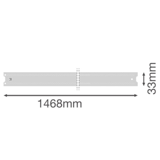 LED prachotesné svietidlo 39.33W 3000K 120° – priemyselné prachotesné svietidlo LEDVANCE