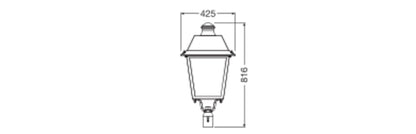 LED pouličné osvetlenie 40W IP66 3000K 50° – pouličné LED svietidlo LEDVANCE