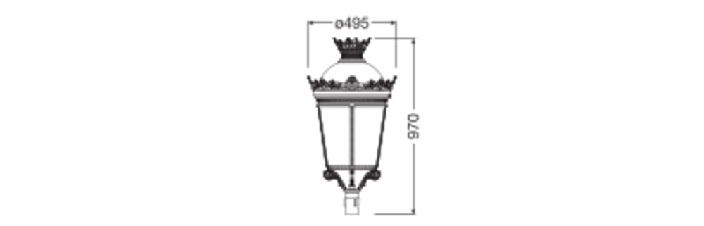 LED pouličné osvetlenie 60W IP66 3000K 140° – pouličné LED svietidlo LEDVANCE