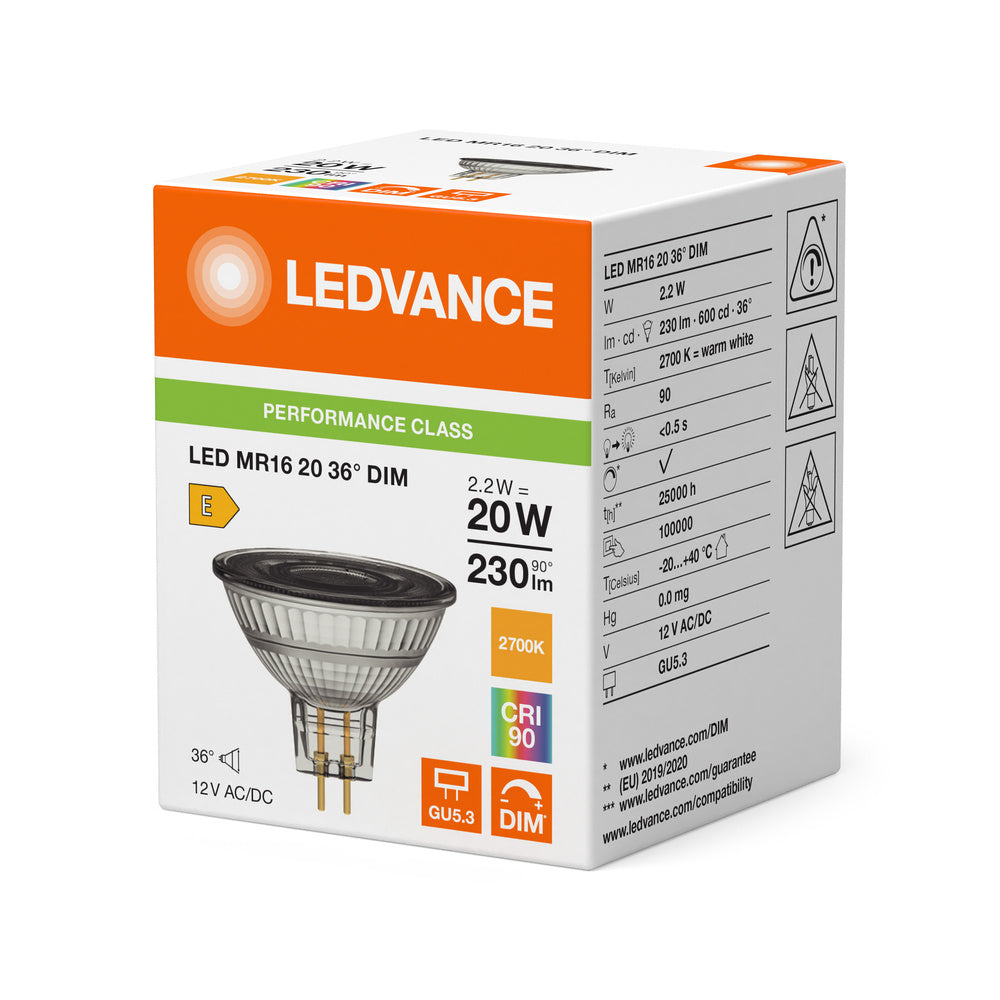 LED stropné svietidlo 2.2W IP20 2700K 36° – stropné LED svietidlo LEDVANCE