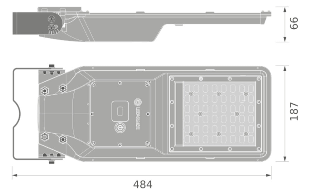 LED pouličné osvetlenie 10W IP65 3000K 85° – pouličné LED svietidlo LEDVANCE