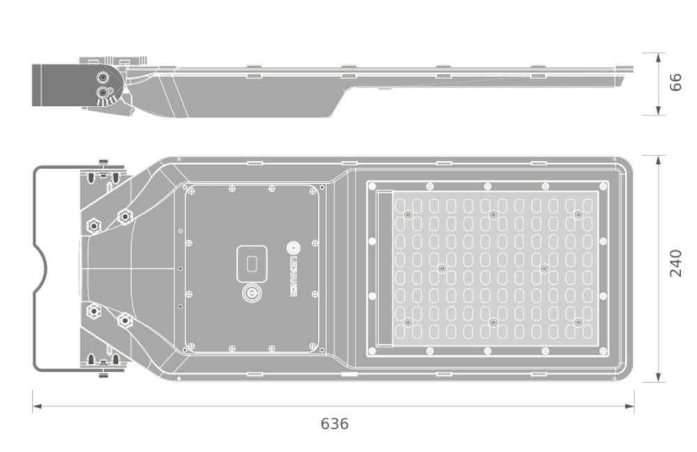 LED pouličné osvetlenie 15W IP65 6500K 85° – pouličné LED svietidlo LEDVANCE
