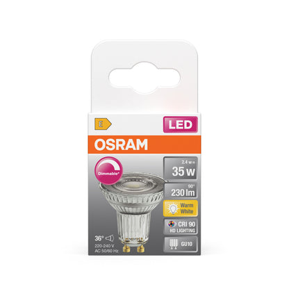 LED downlight 2.4W IP20 3000K 36° – zápustné LED svietidlo OSRAM