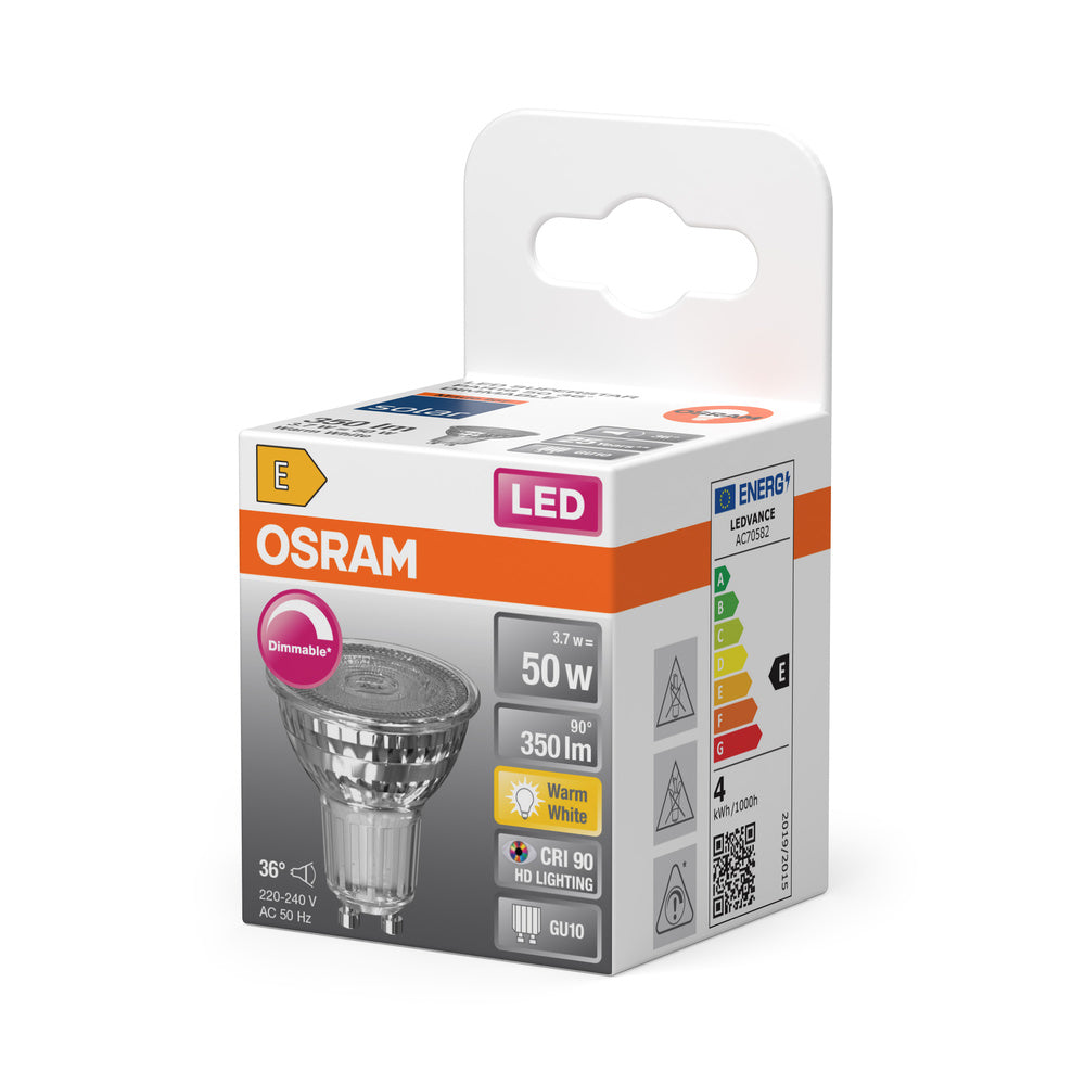 LED downlight 3.7W IP20 3000K 36° – zápustné LED svietidlo OSRAM