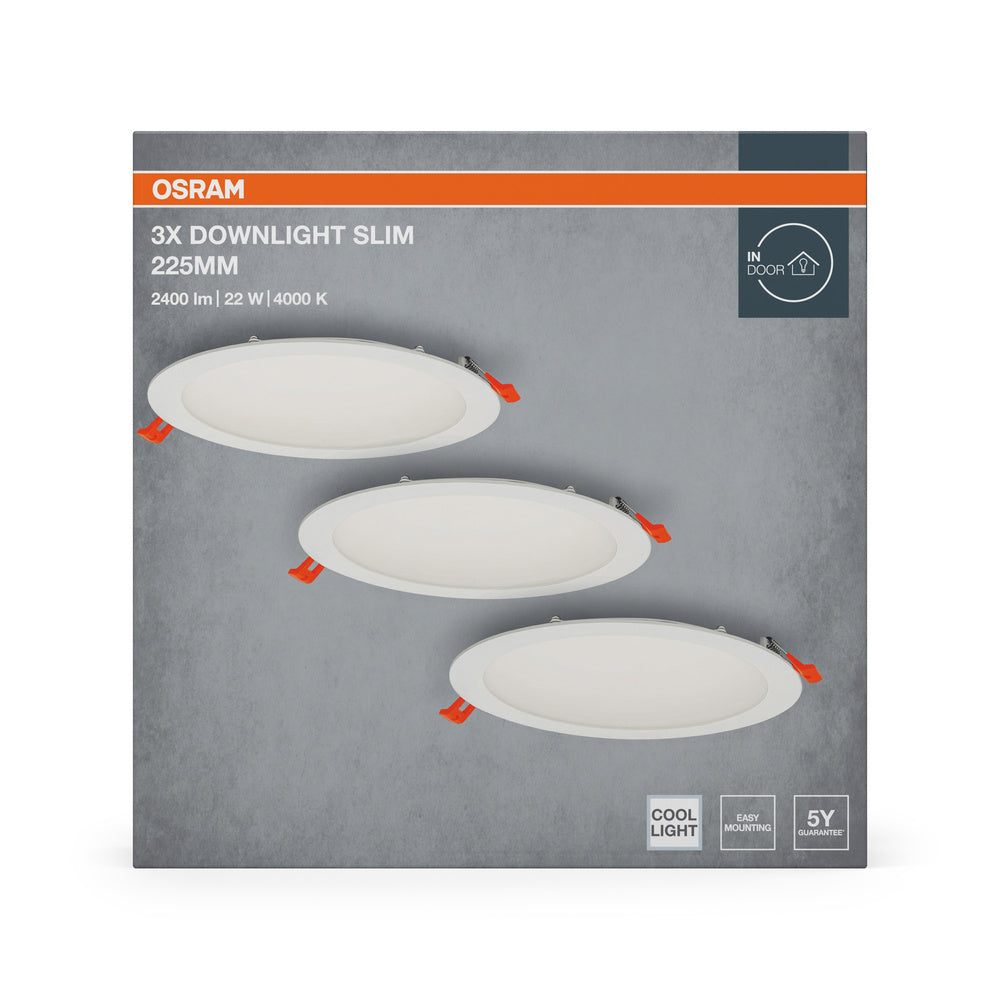 LED downlight 22W IP20 4000K 120° – zápustné LED svietidlo OSRAM