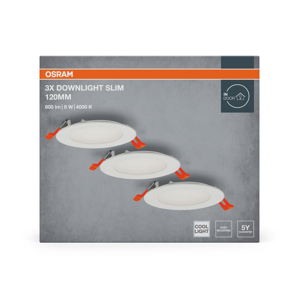 LED downlight 8W IP20 4000K 120° – zápustné LED svietidlo OSRAM