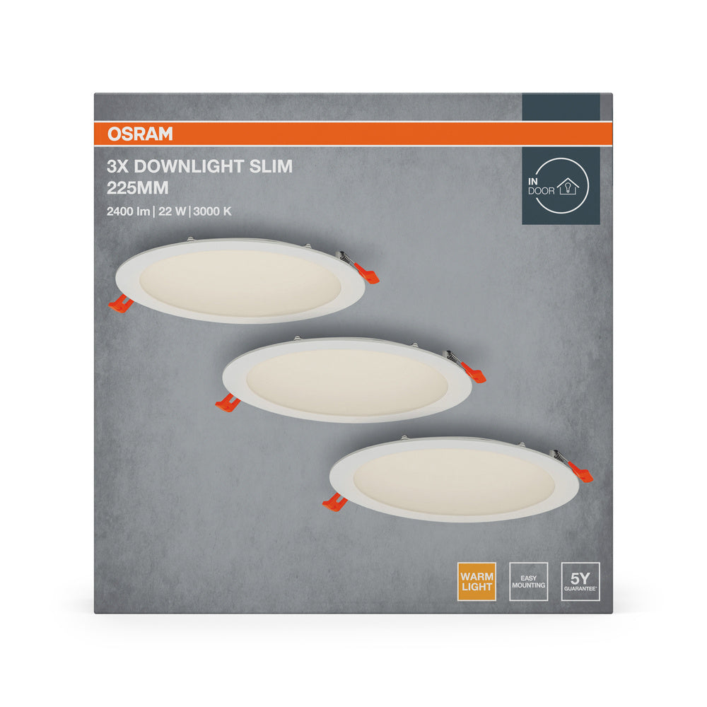 LED downlight 22W IP20 3000K 120° – zápustné LED svietidlo OSRAM