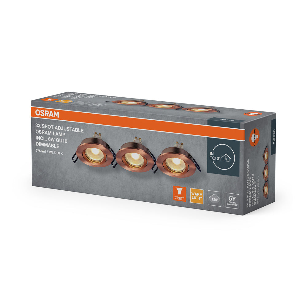 LED downlight 6W IP20 2700K 40° – zápustné LED svietidlo OSRAM