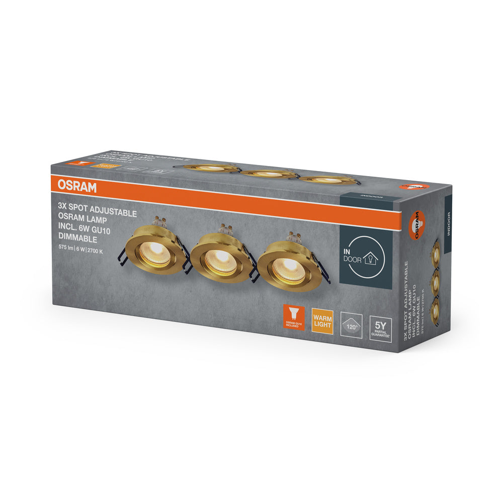 LED downlight 6W IP20 2700K 40° – zápustné LED svietidlo OSRAM