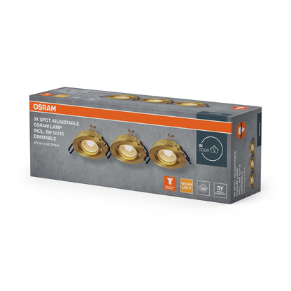 LED downlight 6W IP20 2700K 40° – zápustné LED svietidlo OSRAM