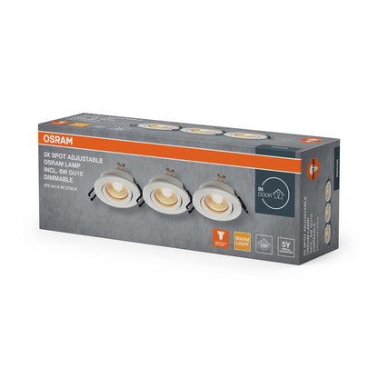 LED downlight 6W IP20 2700K 120° – zápustné LED svietidlo OSRAM