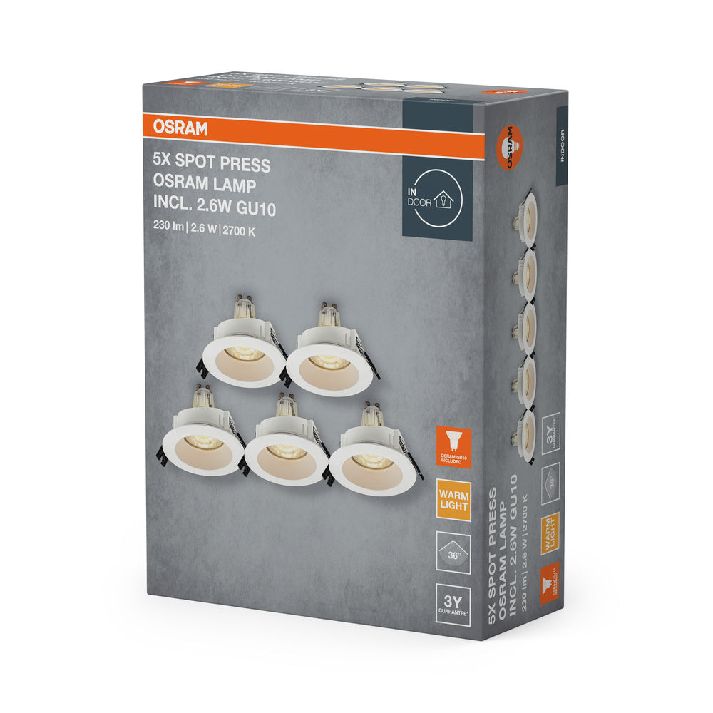 LED downlight 2.60W IP20 2700K 36° – zápustné LED svietidlo OSRAM
