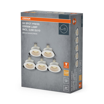 LED downlight 2.60W IP20 2700K 36° – zápustné LED svietidlo OSRAM