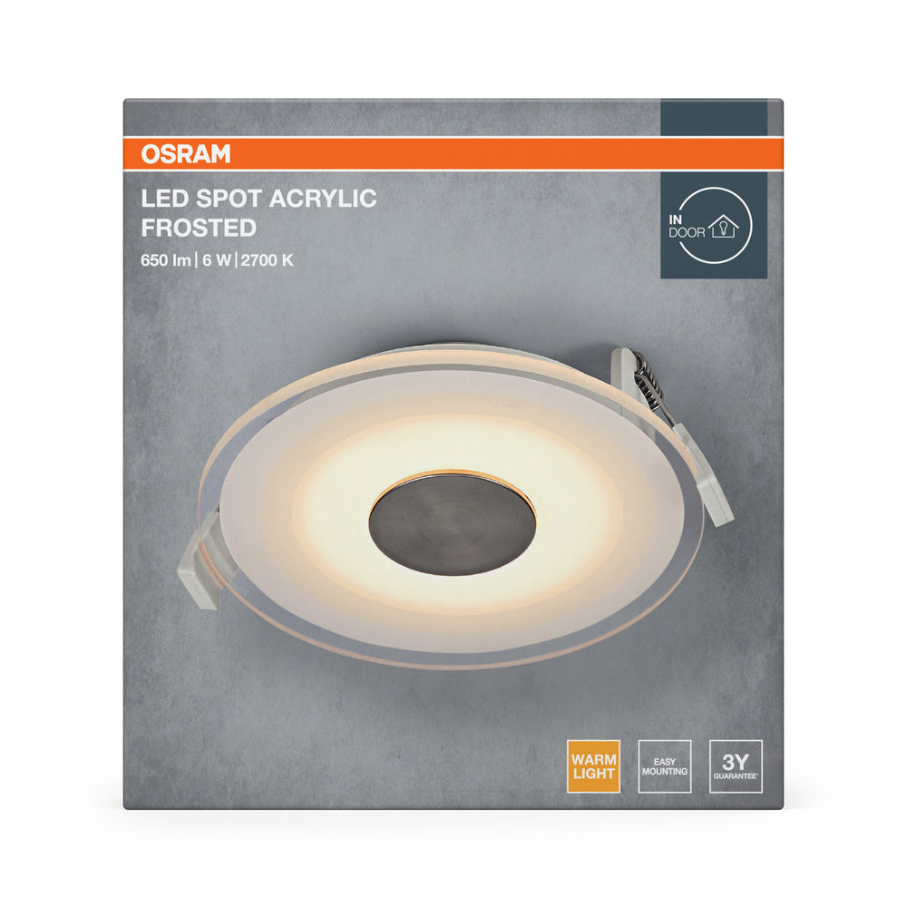 LED stropné svietidlo 6W IP20 2700K 120° – stropné LED svietidlo OSRAM