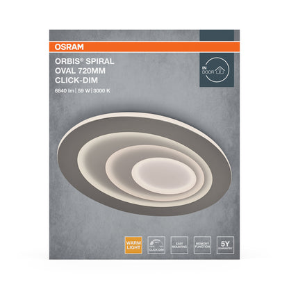 LED stropné svietidlo 59W IP20 3000K – stropné LED svietidlo OSRAM