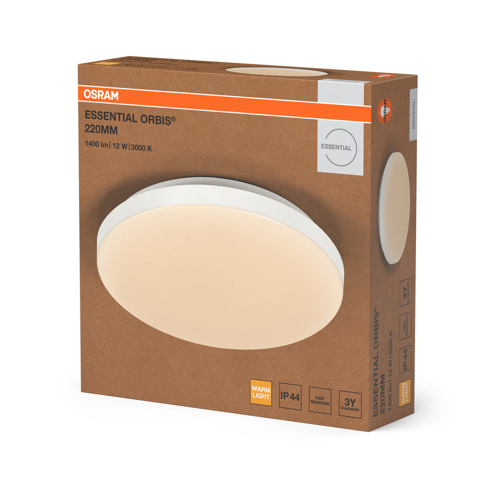 LED stropné svietidlo 12W IP44 3000K 120° – stropné LED svietidlo OSRAM