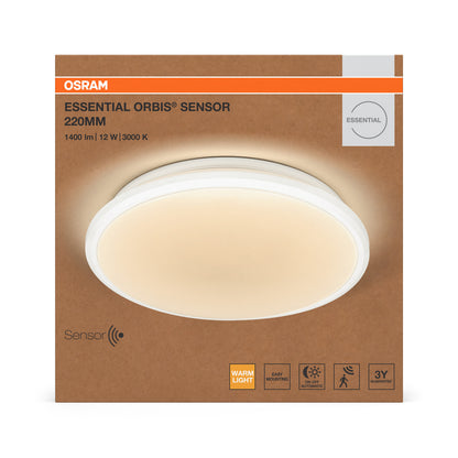 LED stropné svietidlo 12W IP20 3000K 120° – stropné LED svietidlo OSRAM