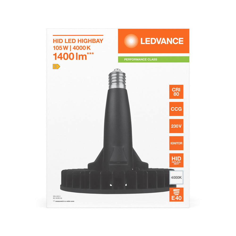 LED High Bay 105W IP40 4000K 100° – priemyselné LED svietidlo LEDVANCE
