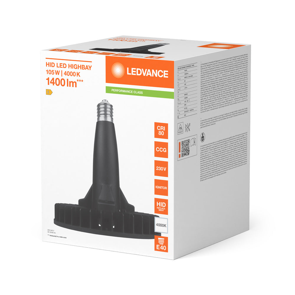 LED High Bay 105W IP40 4000K 100° – priemyselné LED svietidlo LEDVANCE