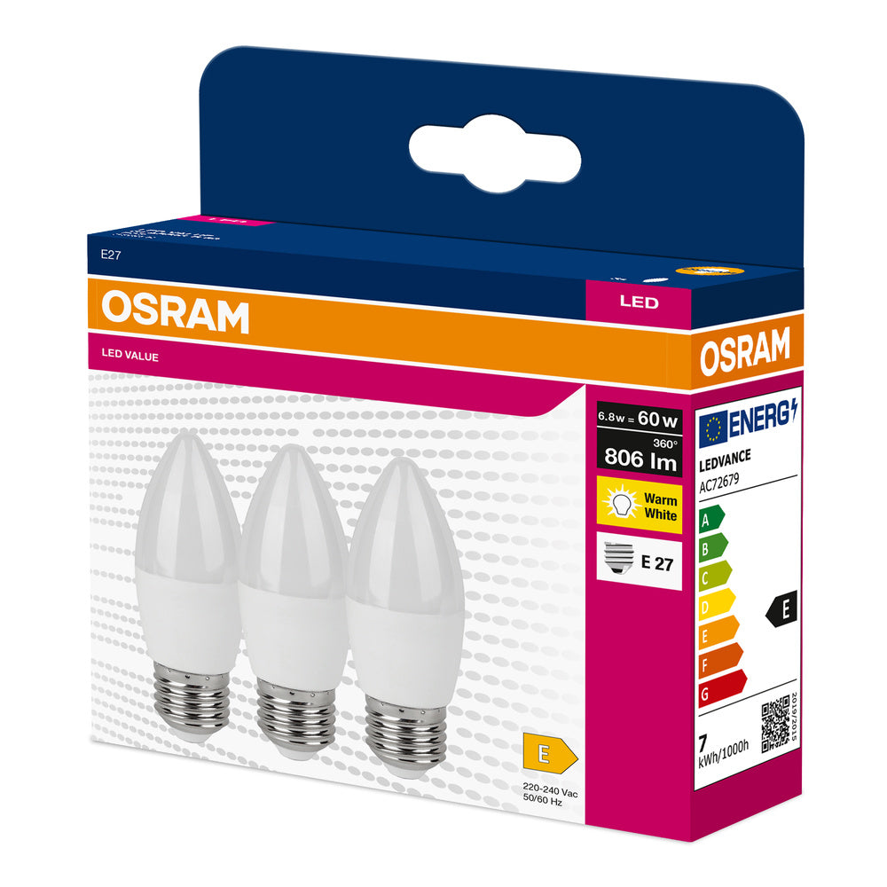 LED stropné svietidlo 6.8W IP20 2700K 220° – stropné LED svietidlo OSRAM