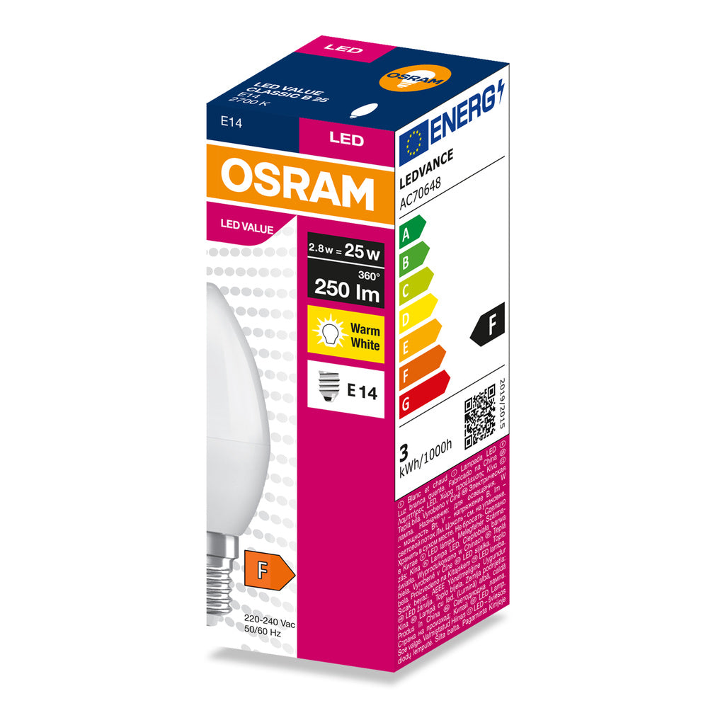 LED stropné svietidlo 2.8W IP20 2700K 220° – stropné LED svietidlo OSRAM