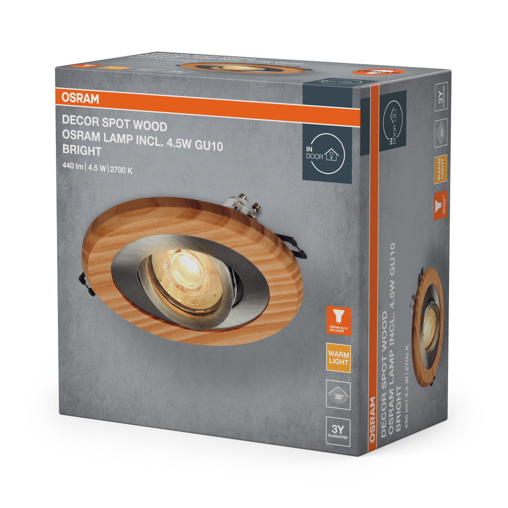 LED downlight 4.50W IP20 2700K 36° – zápustné LED svietidlo OSRAM