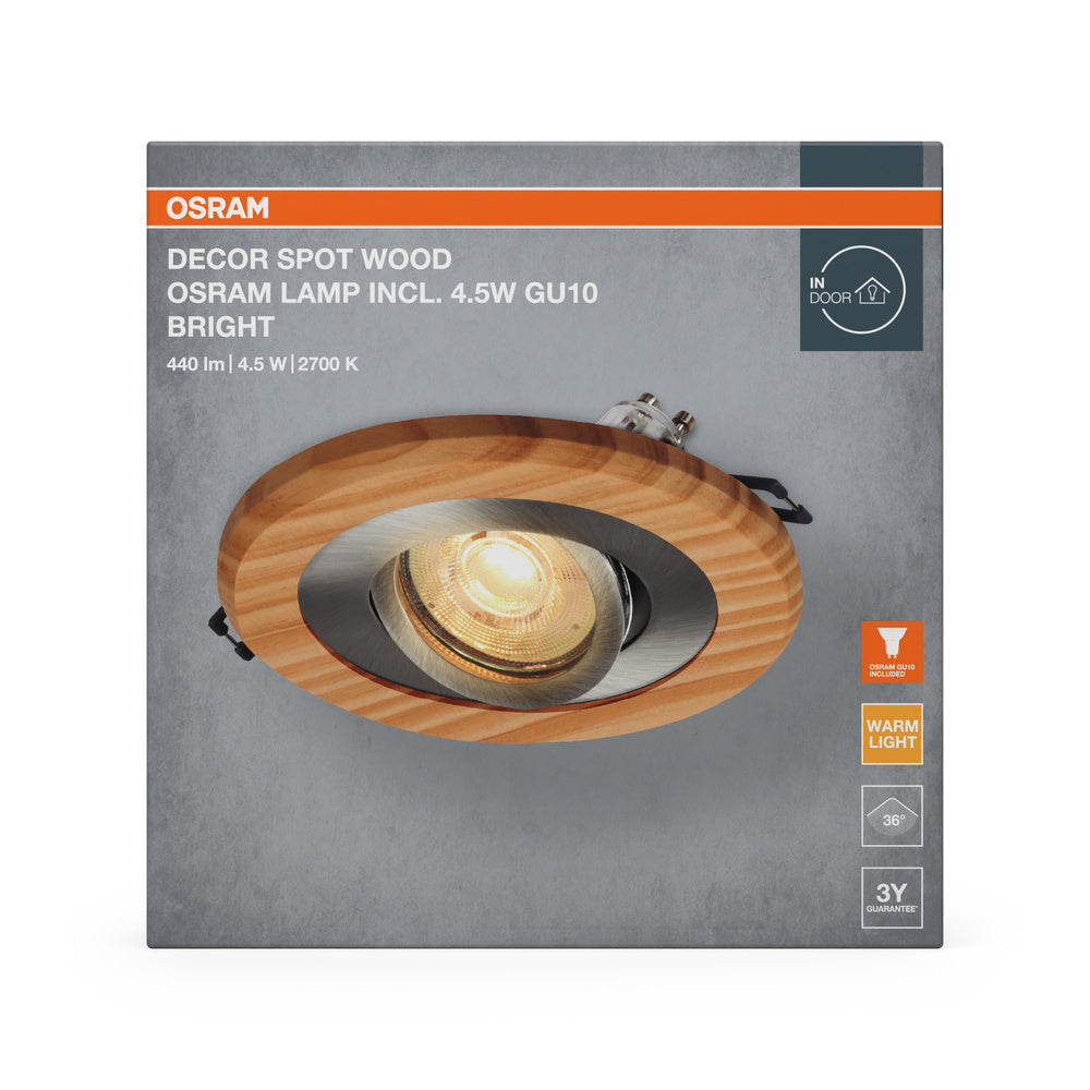 LED downlight 4.50W IP20 2700K 36° – zápustné LED svietidlo OSRAM