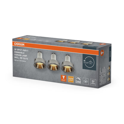 LED downlight 3W IP20 2700K 36° – zápustné LED svietidlo OSRAM