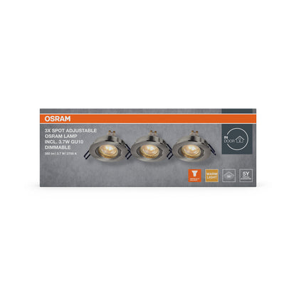 LED downlight 3.70W IP20 2700K – zápustné LED svietidlo OSRAM
