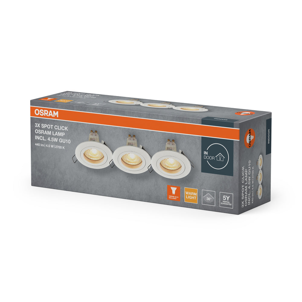 LED downlight 4.50W IP20 2700K 36° – zápustné LED svietidlo OSRAM