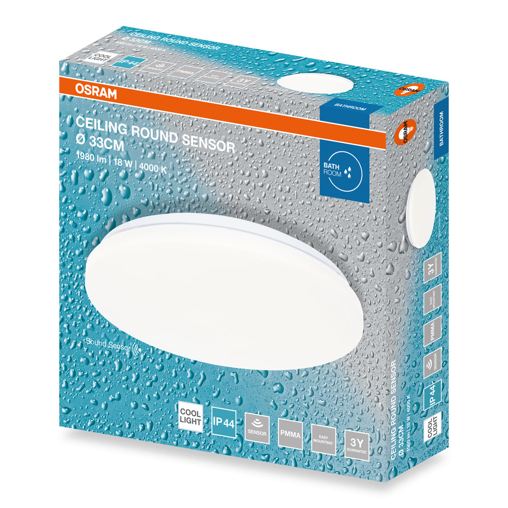 LED stropné svietidlo 18W IP44 4000K 120° – stropné LED svietidlo OSRAM