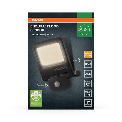LED reflektor 30W IP44 3000K 110° – vonkajšie LED svietidlo OSRAM