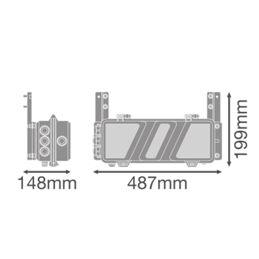 LED reflektor 1800W IP66 – vonkajšie LED svietidlo LEDVANCE