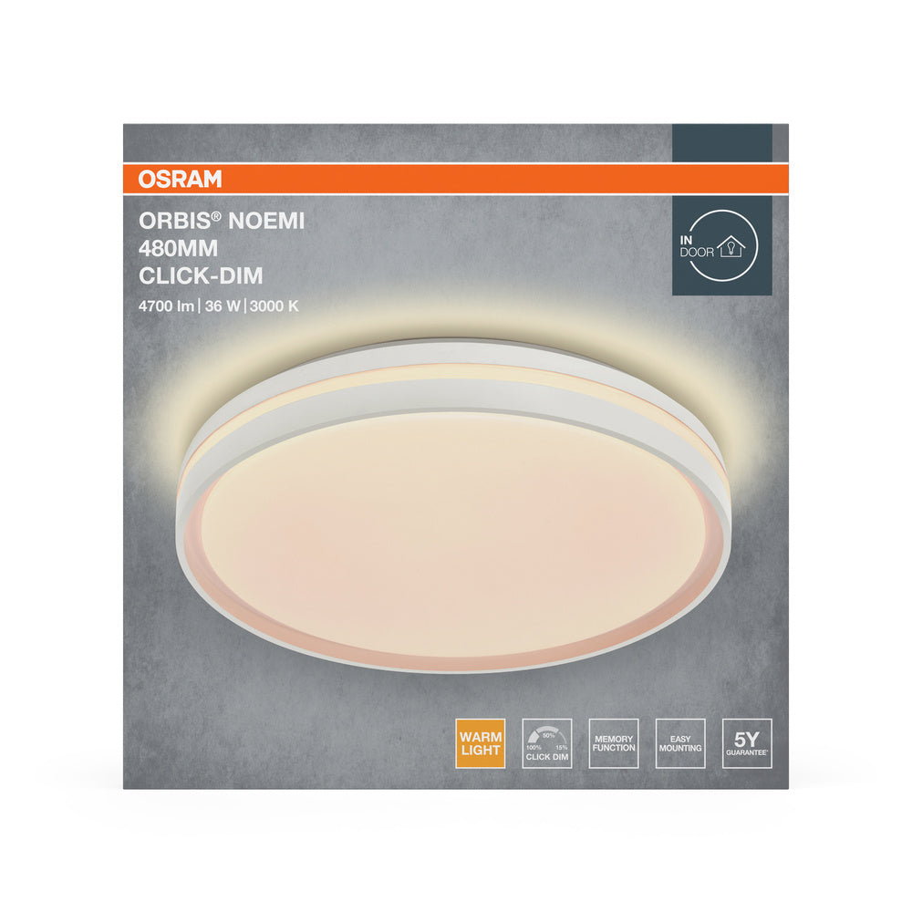 LED stropné svietidlo 36W IP20 3000K – stropné LED svietidlo OSRAM