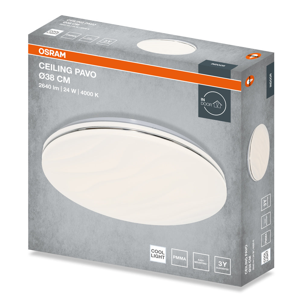 LED stropné svietidlo 24W IP20 4000K 120° – stropné LED svietidlo OSRAM