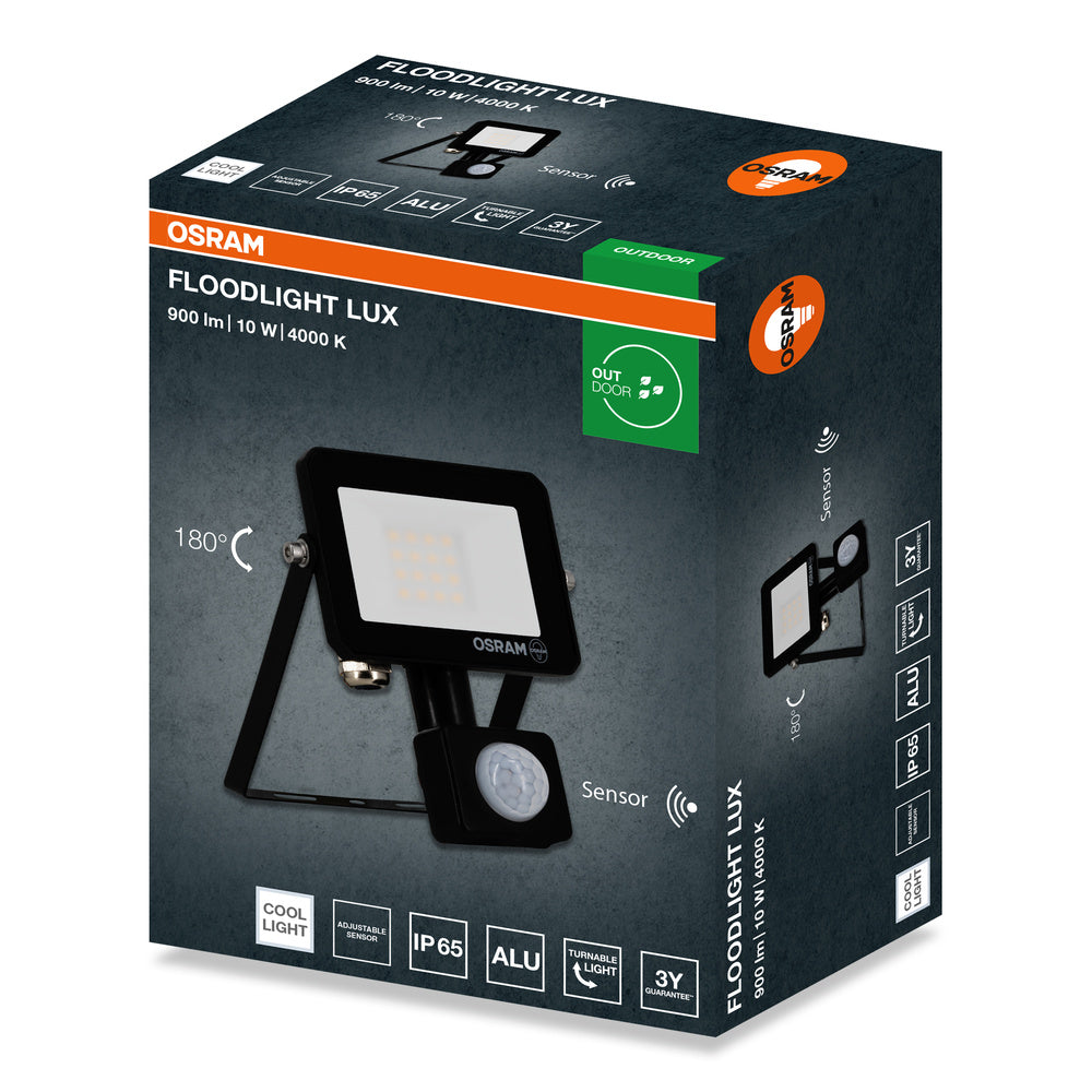 LED reflektor 10W IP65 4000K 105° – vonkajšie LED svietidlo OSRAM