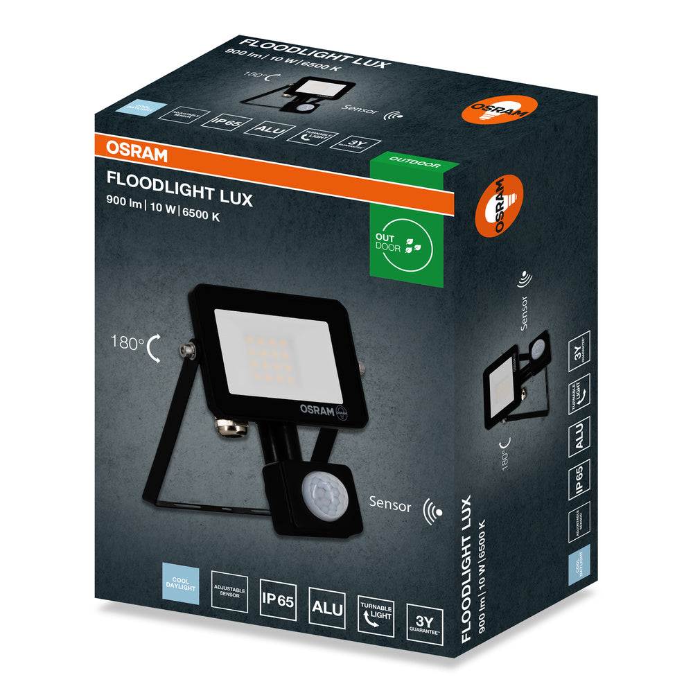 LED reflektor 10W IP65 6500K 105° – vonkajšie LED svietidlo OSRAM