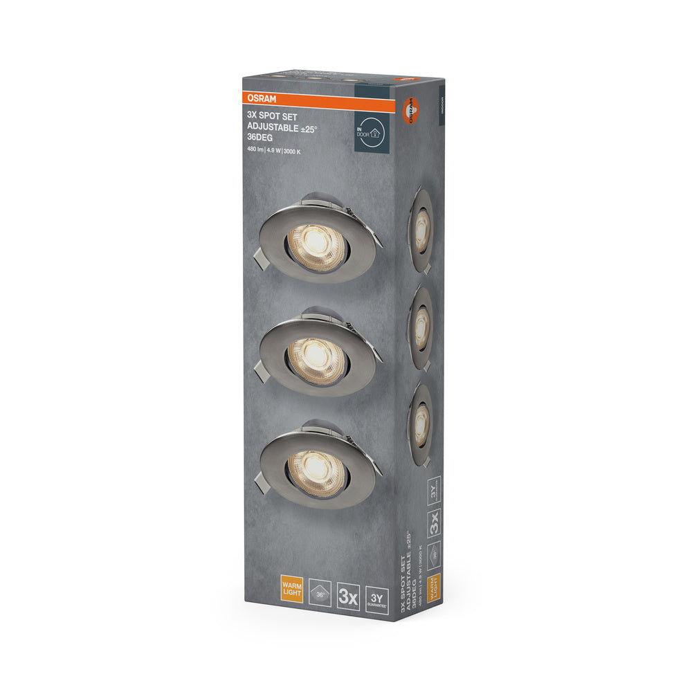 LED stropné svietidlo 4.90W IP20 3000K 36° – stropné LED svietidlo OSRAM
