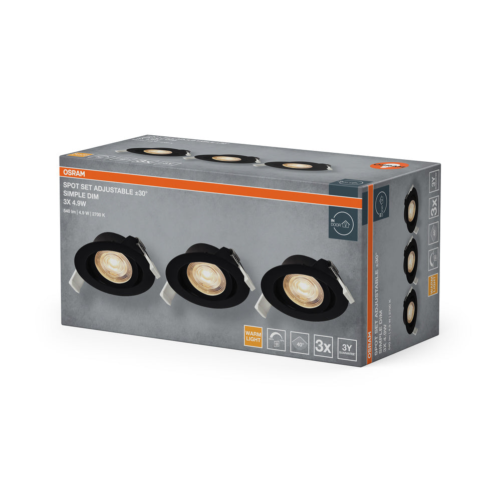 LED stropné svietidlo 4.90W IP20 2700K 40° – stropné LED svietidlo OSRAM