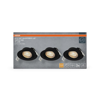 LED stropné svietidlo 4.90W IP20 2700K 40° – stropné LED svietidlo OSRAM