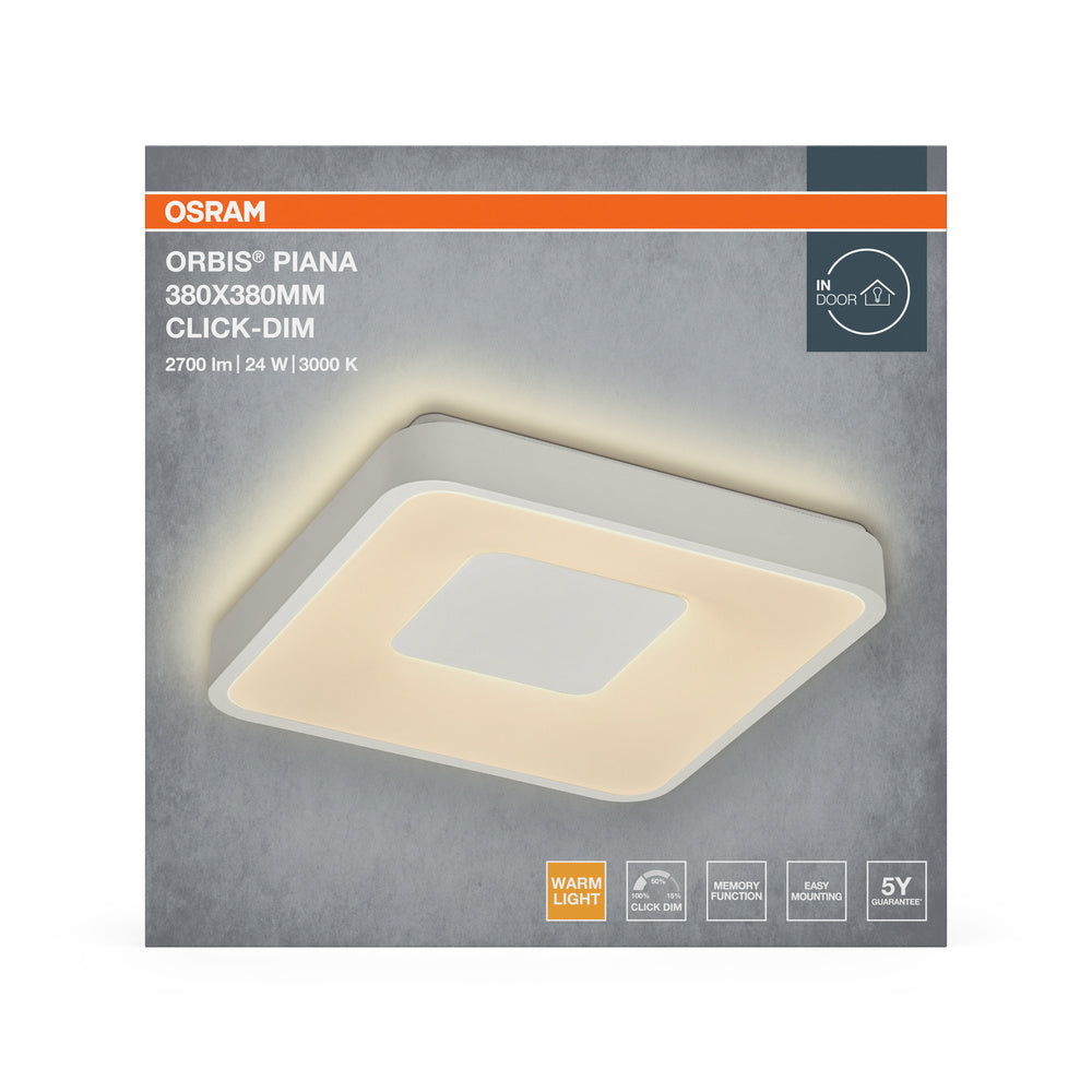 LED stropné svietidlo 24W IP20 3000K – stropné LED svietidlo OSRAM